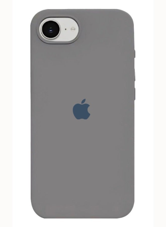 حومة غطاء حماية لهاتف iPhone 16e مقاس 6.1 بوصة، مصنوع من السيليكون السائل الفاخر، ناعم ومضاد للخدش والصدمات، غطاء حماية للكاميرا لهاتف iPhone 16e مقاس 6.1 بوصة - Image 3